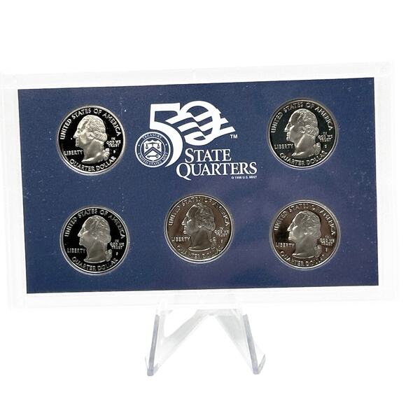 2004 US Mint State Quarters Proof Set Holiday Heritage Collection - Picture 2 of 8